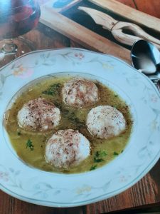 Greek meatballs Giouvarlakia